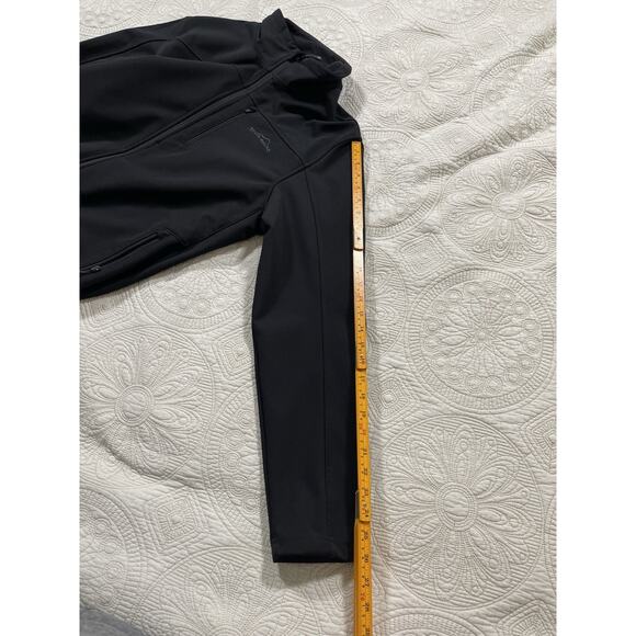 Eddie Bauer Men’s Softshell Jacket Fleece Lined Black Full Zip Size M - Picture 7 of 8